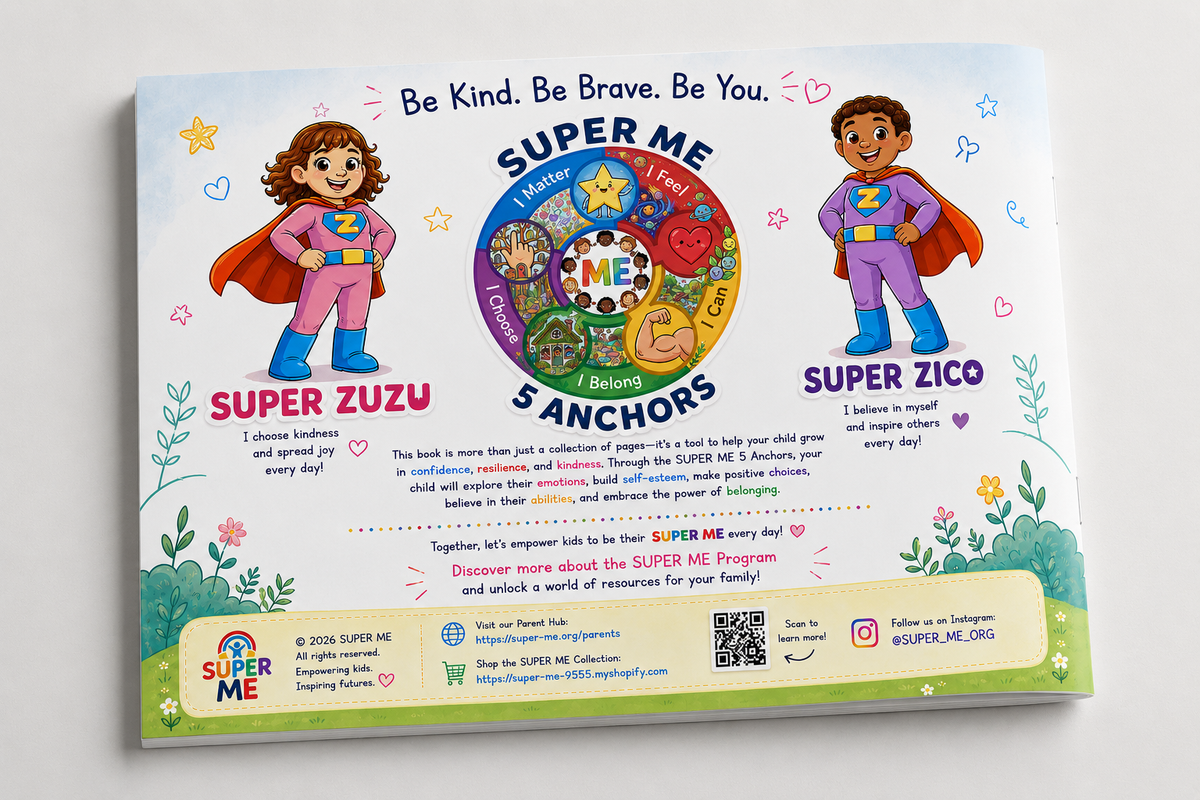 SUPER ME Identity 5 Anchors Coloring Book