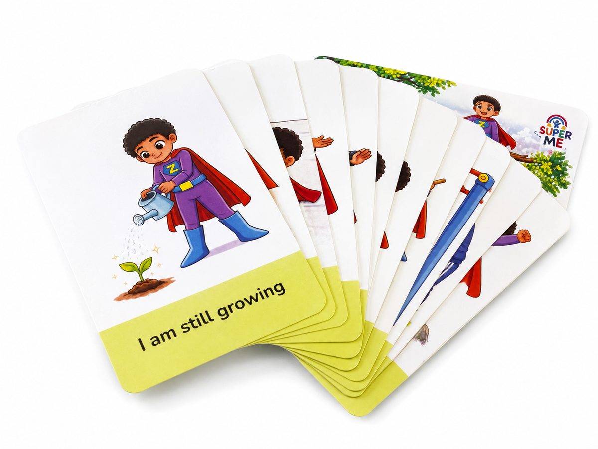 SUPER ME Growth Mindset cards