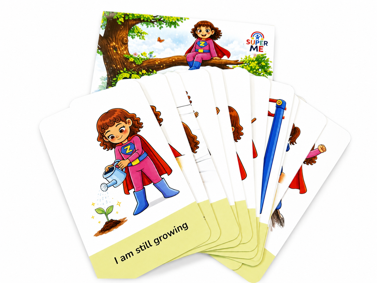 SUPER ME Growth Mindset cards